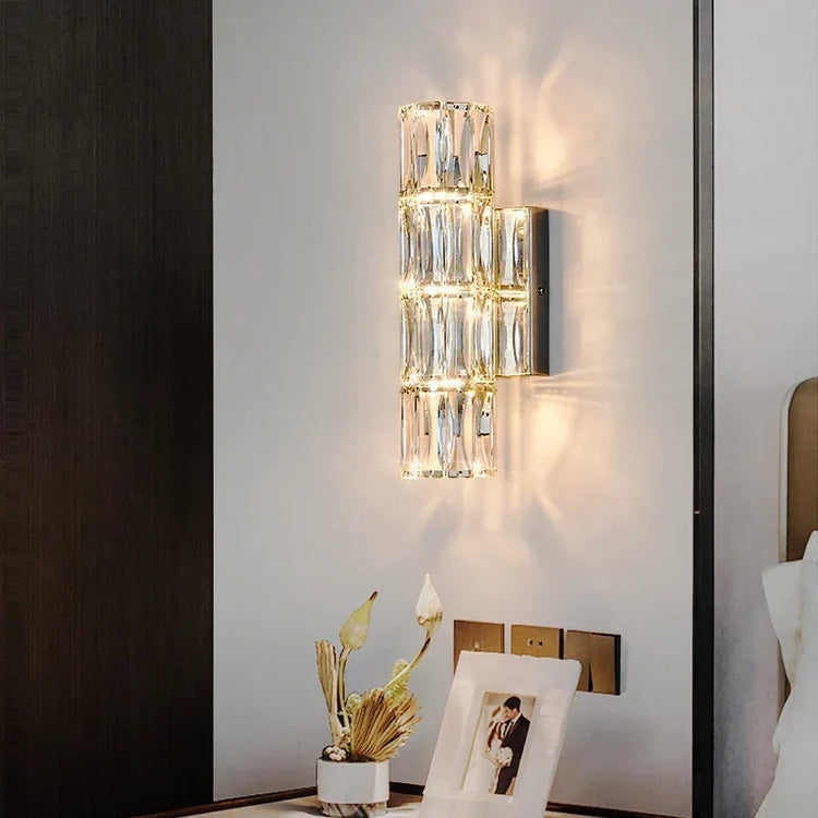 LED-Wandleuchte – Kristall