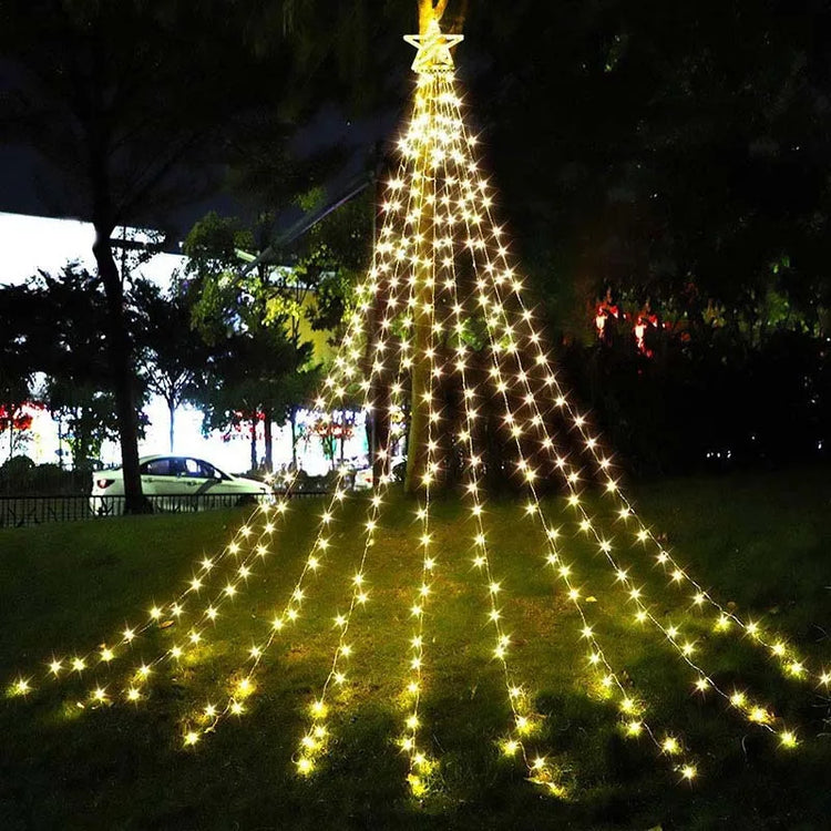 LumiCascade LED-Lichterkette – Für den Außenbereich
