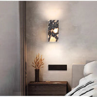 MarbleAura LED-Wandleuchte – Marmor