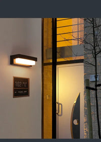 LED-Wandleuchte – Solarbetrieb