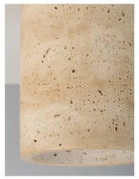 Travertine Deckenleuchte – Wabi-Sabi-Design