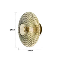 AuraGlas Wandleuchte – Nordisches Design