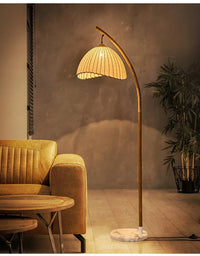 ZenGlow LED-Stehleuchte – Wabi-Sabi-Design