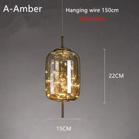 LED-Pendelleuchte – Glas