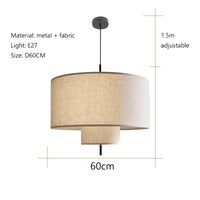 LED-Pendelleuchte – Wabi-Sabi-Design