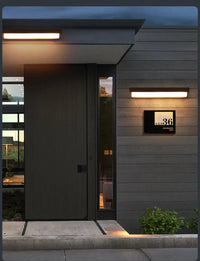 LED-Wandleuchte – Solarbetrieb
