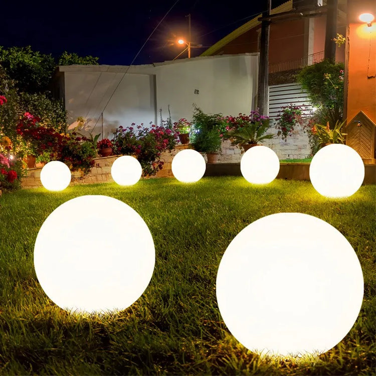 AuraSphere LED-Außenleuchte – Solarbetrieb