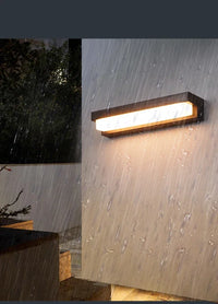 LED-Wandleuchte – Solarbetrieb