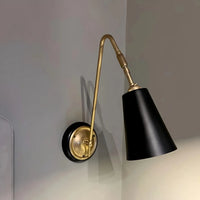 LED-Wandleuchte – Messing