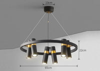 LED-Pendelleuchte – Kupfer