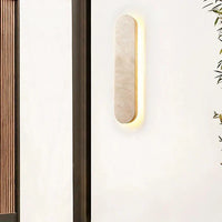 Lumora LED-Wandleuchte – Naturstein