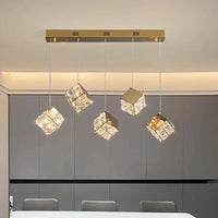Aurelium LED-Pendelleuchte – Kristall