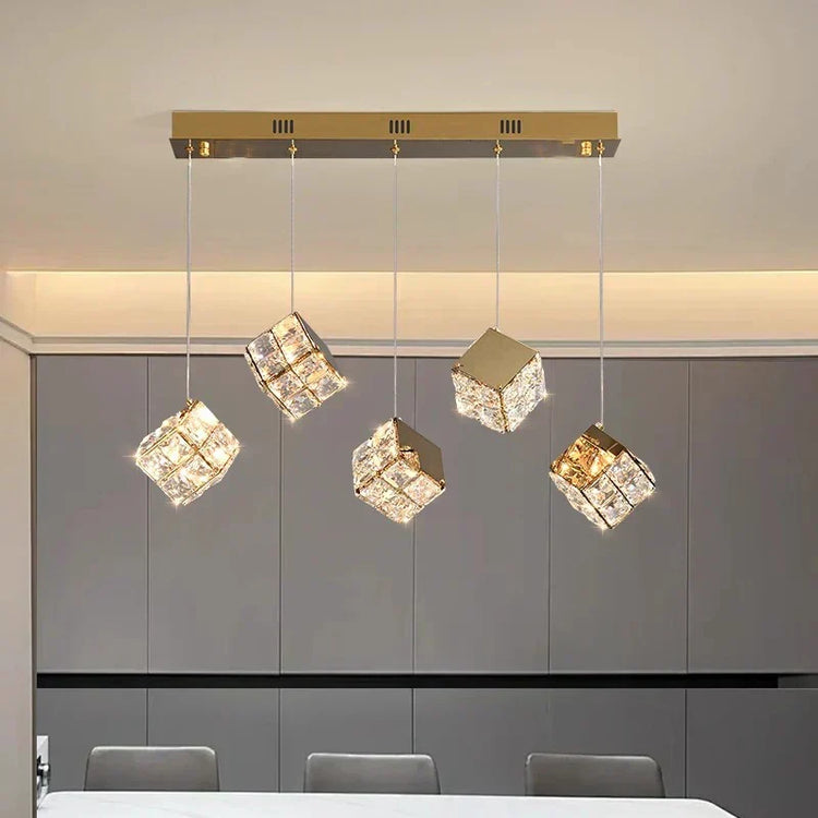 Aurelium LED-Pendelleuchte – Kristall