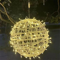 LED-Lichterkette – Rattan