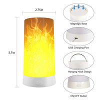 EmberAura LED-Tischleuchte – Wiederaufladbar