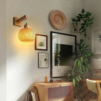 Bamboo Wandleuchte – Japandi-Stil