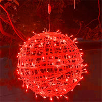 LED-Lichterkette – Rattan