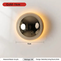 Orvello LED-Wandleuchte – Bauhaus-Stil