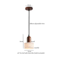 Marble LED-Pendelleuchte – Skandinavisches Design