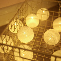 LumiCotton LED-Lichterkette – Dekorative Beleuchtung