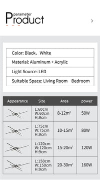 LED-Deckenleuchte – Nordisches Design