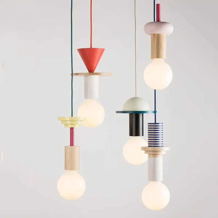 Halden LED-Deckenleuchte – Holz