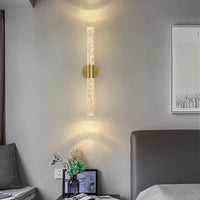 LumiGlas LED-Wandleuchte – Kristall