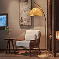 ZenGlow LED-Stehleuchte – Wabi-Sabi-Design
