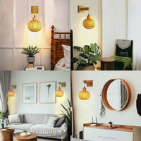 BambooAura Wandleuchte – Japandi-Stil