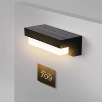 LED-Wandleuchte – Solarbetrieb