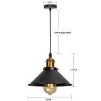 Ferrova LED-Pendelleuchte – Retro-Design