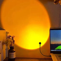 SunGlow LED-Tischleuchte – USB-Anschluss