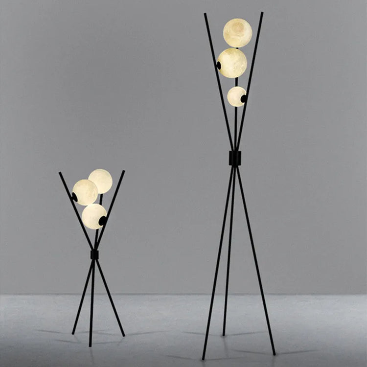 LunaGlow LED-Stehleuchte – Glas