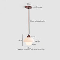 Marble LED-Pendelleuchte – Skandinavisches Design