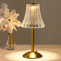 Aurielle LED-Tischleuchte – Kristall