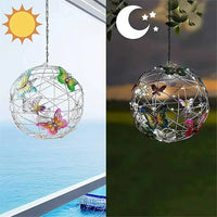 ButterflyGlow LED-Pendelleuchte – Solarbetrieb