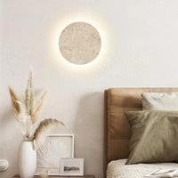 Travertine LED-Wandleuchte – Ausgewähltes Lichtdesign