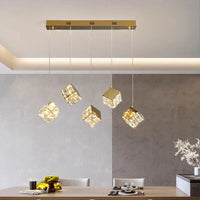 Aurelium LED-Pendelleuchte – Kristall