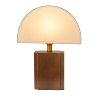 Oakmere LED-Tischleuchte – Holz