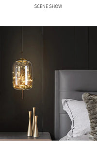 LED-Pendelleuchte – Glas