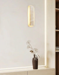 Lumora LED-Wandleuchte – Naturstein