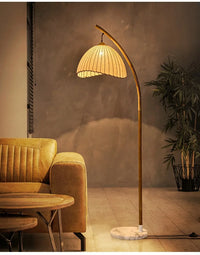 ZenGlow LED-Stehleuchte – Wabi-Sabi-Design