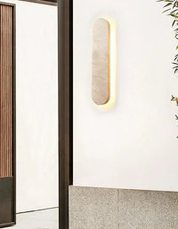 Lumora LED-Wandleuchte – Naturstein