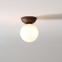 Holz-LED-Deckenleuchte – Holz