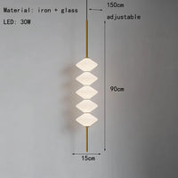 LED-Pendelleuchte – Glas