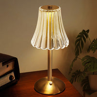Aurielle LED-Tischleuchte – Kristall