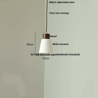 Holz-LED-Pendelleuchte – Holz