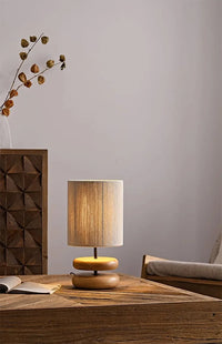 Holz-LED-Tischleuchte – Holz