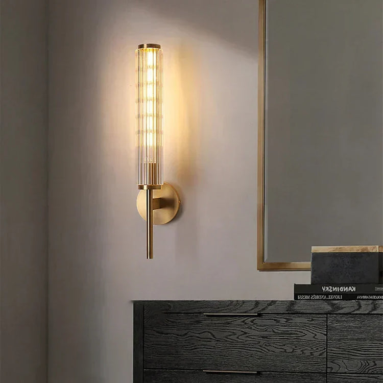LED-Wandleuchte – Glas