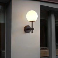 AuroraSphere LED-Wandleuchte – Glas